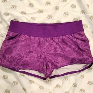 Purple shorts
